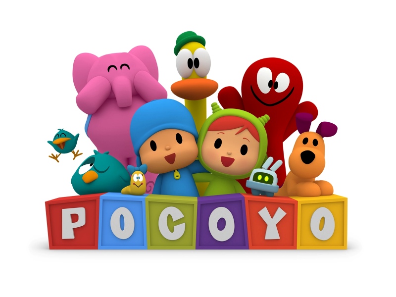 Phim hoạt hình Pocoyo kết hợp nhiều hình ảnh sinh động và bài hát dễ thương cho bé mới học tiếng Anh
