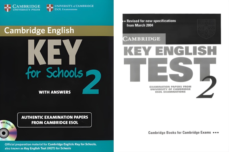 Sách Cambridge Key English Test chính thức của Cambridge cho trẻ luyện thi bám sát đề thật