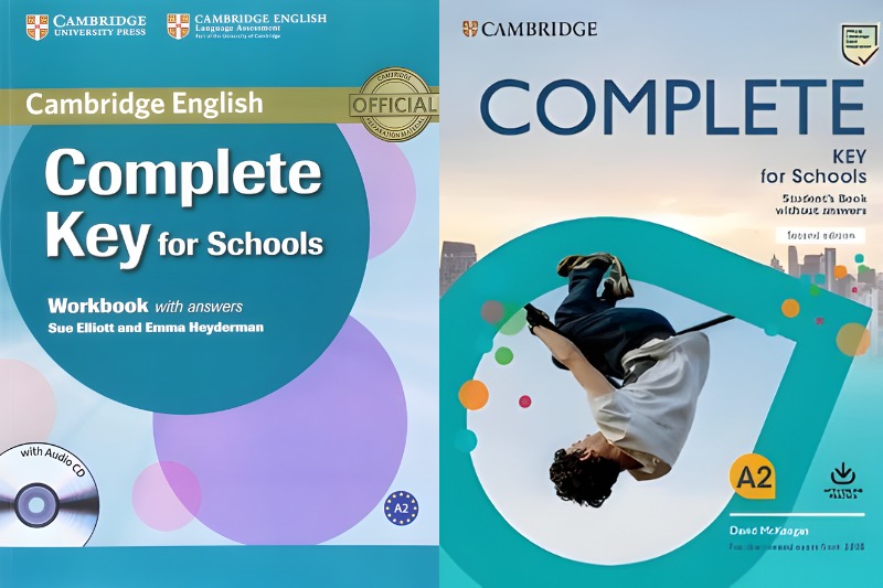 Sách Complete Key for Schools được sử dụng rộng rãi để luyện thi KET cho trẻ