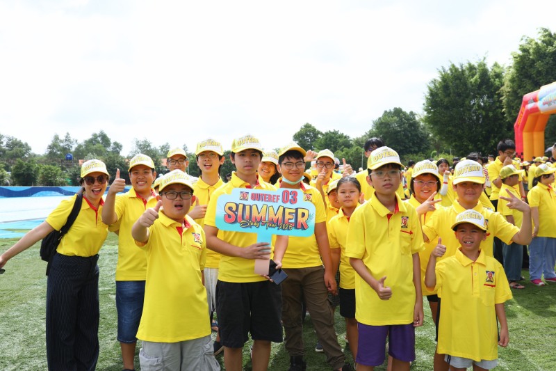 Trại hè OUTEREF được thiết kế với lộ trình bài bản, lồng ghép nhiều kỹ năng cho trẻ