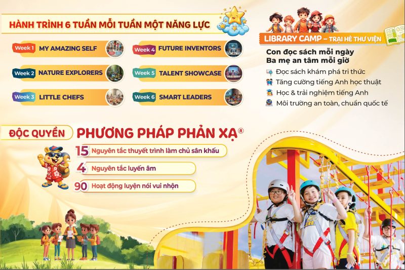 hành trình 6 tuần hè OUTEREF Summer Joy