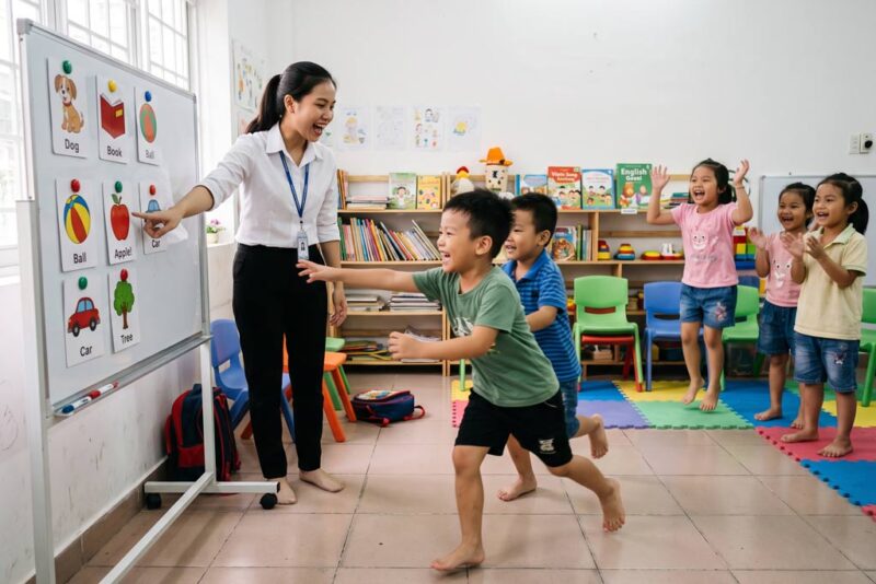 Đua cùng thẻ từ (Flashcard Race)