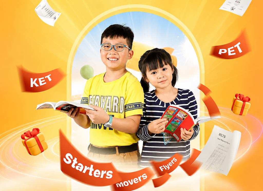 Luyện thi Starters Movers Flyers