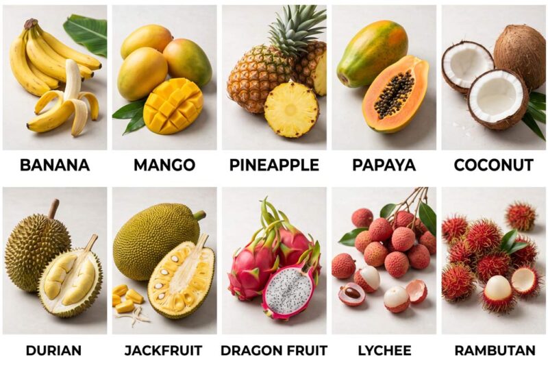 Nhóm trái cây nhiệt đới đặc trưng (Tropical Fruits)