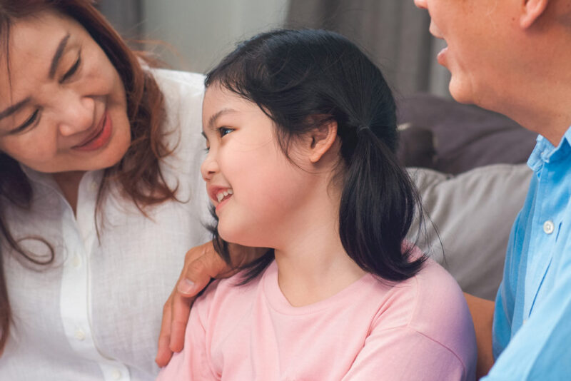 Nhóm câu hỏi tương tác mở rộng giữa ba mẹ và con